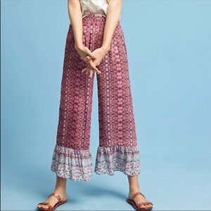Anthropologie Kathleen printed pants size 4 🌟🌟